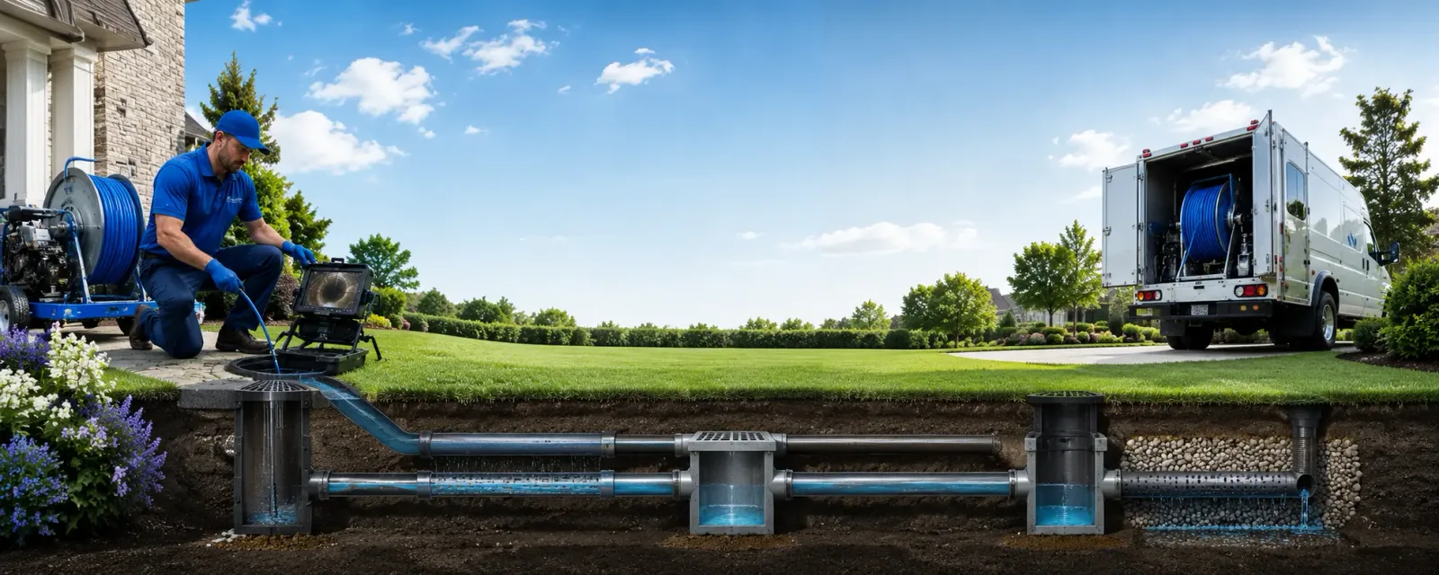Outdoor drain cleaning information for Edmonson, TX